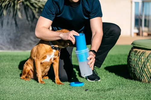 Miniatura 5 de Dexas MudBuster Grande Limpiador de Patas Portátil Pro Azul para Perros - Suministros y Accesorios para Mascotas de Calidad Premium Azul (Pro Blue)