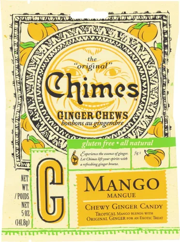 Miniatura 7 de Paquete de 6 masticables de mango y jengibre de 1.5 onzas