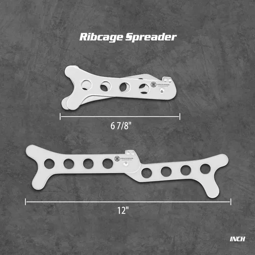 Miniatura 4 de KNINE OUTDOORS Juego de Cuchillos para Caza de Venado Kit de Preparación en Campo Juego de Procesador de Caza Portátil Mango de Camuflaje Arce Rojo