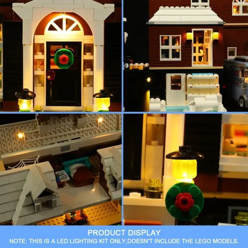 Miniatura 3 de VONADO Kit de luz LED compatible con el juego Lego Home Alone - Versión musical
