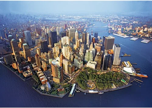 Miniatura 2 de Trefl New York - Rompecabezas de 1000 piezas con impresión roja de 27 x 19 pulgadas, rompecabezas de bricolaje, diversión creativa, rompecabezas