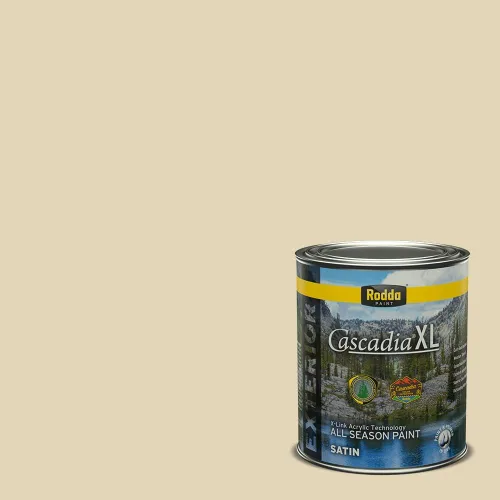 Miniatura 3 de Rodda Paint CASCADIA XL Pintura e imprimación satinada exterior en uno, cuarto de galón, Cantera