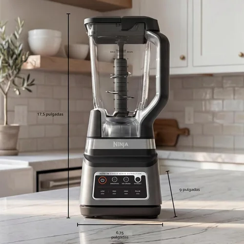 Miniatura 9 de Ninja BN751 Professional Plus DUO Licuadora, 1400 vatios máximo, 3 programas de Auto-IQ para batidos, bebidas congeladas y extracciones