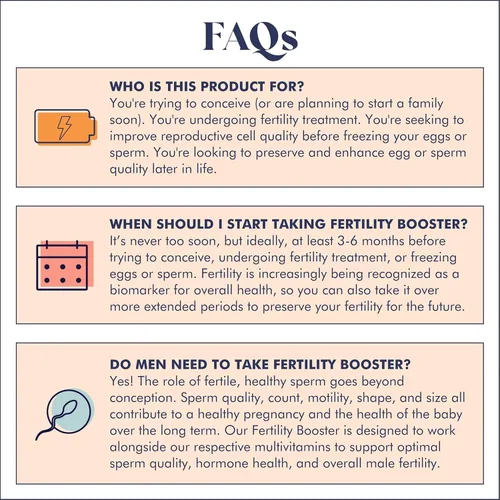 Miniatura 5 de FullWell Potenciador de fertilidad para hombres y mujeres Apoyo de concepción para una calidad saludable de óvulos, motilidad y fuerza