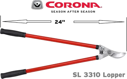 Miniatura 3 de Corona SL 3310 Bypass Lopper, 24" Asas de Acero, 1-12" Corte