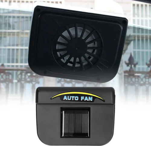 Miniatura 5 de Ventilador de ventilación de aire para parabrisas de ventana, ventilador de escape de automóvil alimentado por energía solar, ventilador solar