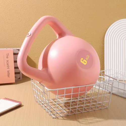 Miniatura 5 de GALPADA Pesa rusa llena de agua, material de polietileno, portátil, equipo de levantamiento de pesas suave para hombres y mujeres, diseño seguro