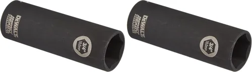 DEWALT DW22902 - Enchufe profundo de 3/4 pulgadas para unidad de 1/2 pulgada, color negro (paquete de 2)