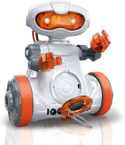 Miniatura 2 de Clementoni - Science & Play Mio Robot: Robot interactivo de aprendizaje STEM con aplicación, evitación de obstáculos y función de dibujo