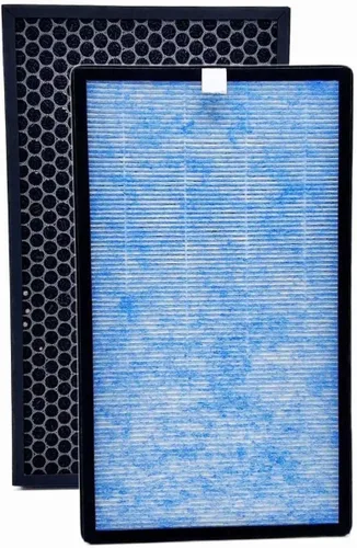 Filtros He-PA de repuesto compatibles con purificador de aire Partu BS-07, filtración de 4 etapas de carbón activado de alta eficiencia, paquete de 2