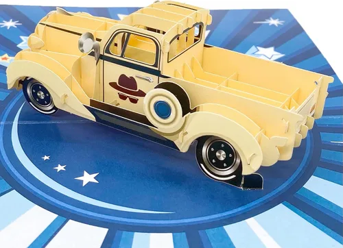 Miniatura 5 de Liif Tarjeta clásica para el día del padre, tarjeta desplegable en 3D, divertida tarjeta de cumpleaños para papá, hombres, marido, chef, él, abuelo