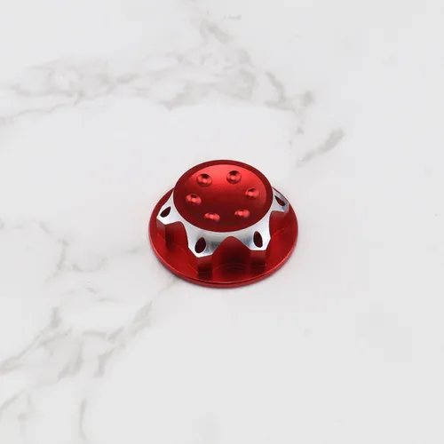 Miniatura 5 de 4 piezas de tuerca hexagonal para automóvil RC de 0.669 in, cubierta antipolvo, repuesto para automóvil RC de 1/8, camión todoterreno RC compatible