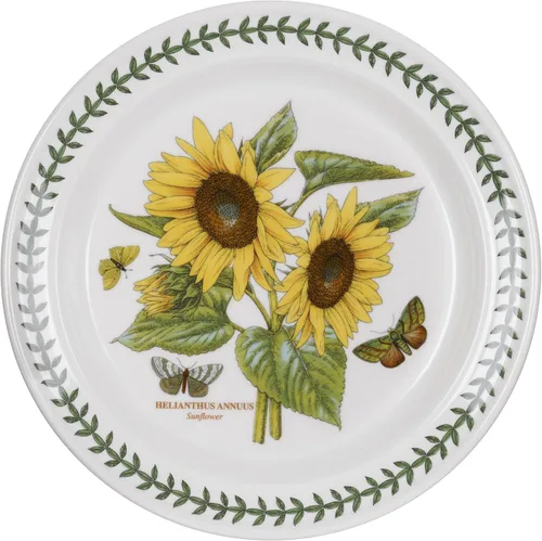 Portmeirion Jardín Botánico - Plato para cena (6 unidades, motivo de girasol)