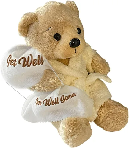 Miniatura 3 de Ganz Juego de regalo de amigdalectomía Get Well Soon Teddy Bear con amígdalas de despedida para niños, juego de regalo de libro para niños