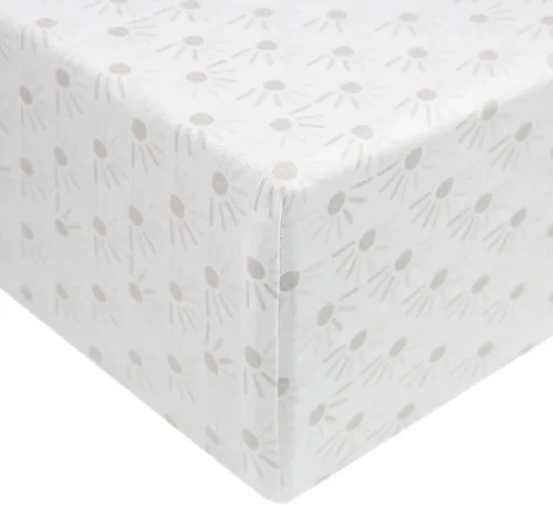 Miniatura 53 de Copper Pearl Sábanas de punto prémium para cuna de bebé para colchones estándar, transpirables y suaves, trucha