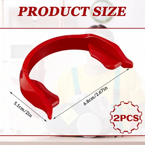 Miniatura 2 de Tondiamo 2 unids giratorio C Clip conector de vacío giratorio C abrazadera Dc41 Clip conector rojo piezas de repuesto de vacío extensión de vacío C