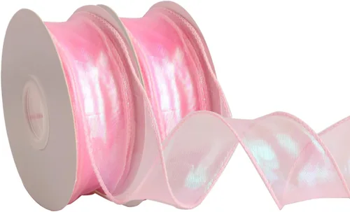 Miniatura 13 de CMFYHM 2 rollos de cinta de organza verde láser de 1-1/2 pulgadas de ancho, 10 yardas para envoltura de regalo, lazo, manualidades, ramo, corona
