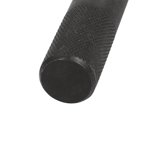 Miniatura 5 de uxcell 2pcs 0.591 in & 0.472 in Dia Metal Knurled Shank Hollow Hole Punch para correa de junta de cuero