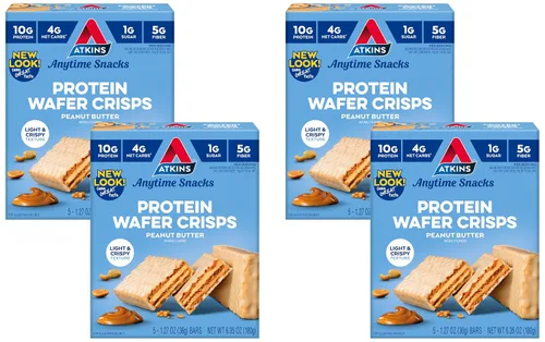 Miniatura 14 de Atkins Galletas de proteína crocantes, 305405, Peanut Butter, 1