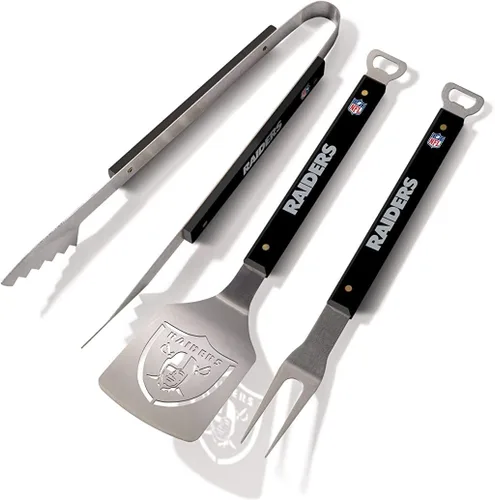 Miniatura 27 de YouTheFan NFL Spirit Series - Juego de barbacoa de 3 piezas