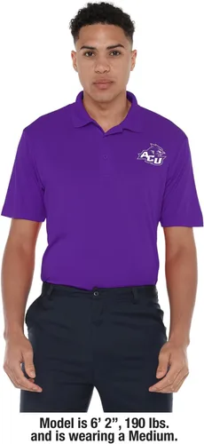 Miniatura 3 de Camisa polo deportiva oficial de la NCAA Collegiate para hombre, colección con logotipo en el pecho izquierdo