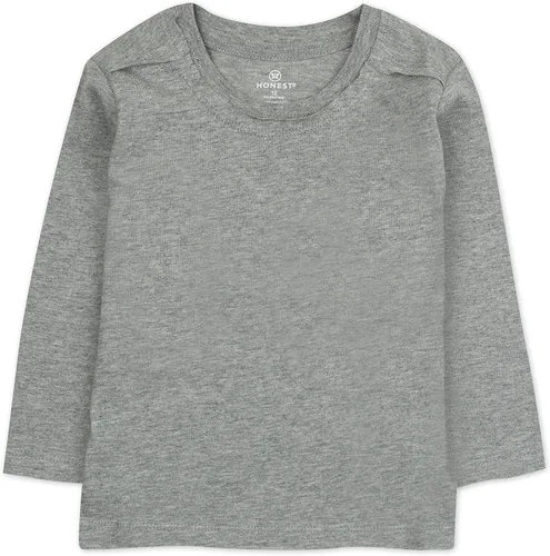 Miniatura 4 de HonestBaby Camiseta unisex de manga larga para bebé, 100% algodón orgánico