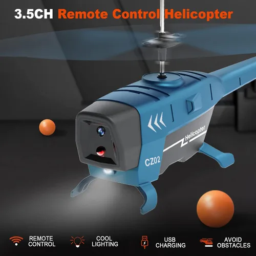 Miniatura 3 de GoolRC Helicóptero de control remoto, helicóptero RC de 3.5 canales con giroscopio para principiantes, avión RC volador para interiores y exteriores