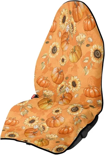 Miniatura 25 de Rnyleeg Funda de toalla para asiento delantero de automóvil de Acción de Gracias para otoño, después del gimnasio, natación, yoga, fundas