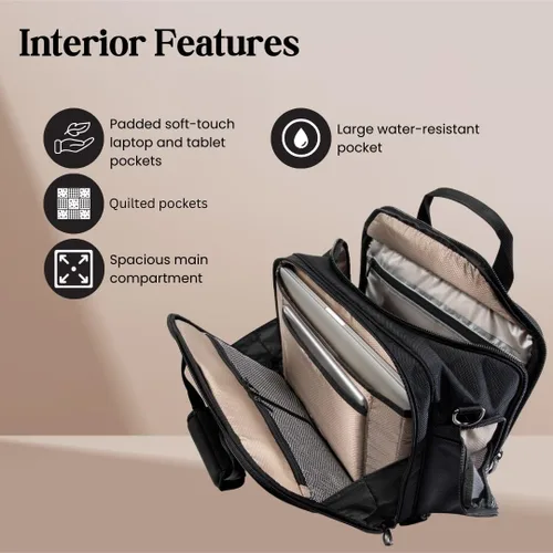 Miniatura 3 de Ricardo Beverly Hills Flight Essentials Softside Deluxe - Bolsa de embarque de lujo, tela de nailon balístico duradera, resistente al agua y a