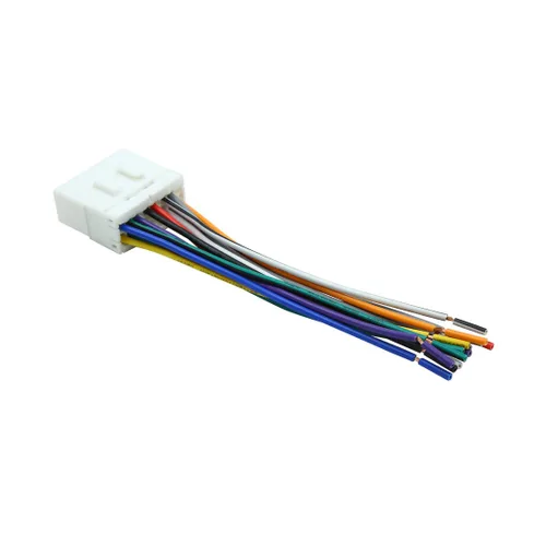 Miniatura 2 de uxcell DC 12 V 14 Pin coche hembra DVD Radio arnés adaptador conector para Subaru