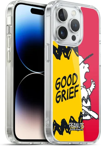Miniatura 319 de Head Case Designs Funda de gel con licencia oficial de Peanuts Snoopy & Woodstock Halfs and Laughs [protección de grado militar] compatible