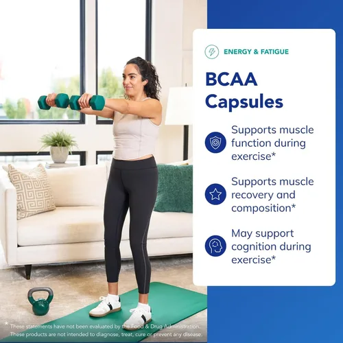 Miniatura 3 de Pure Encapsulations BCAA Cápsulas Suplemento hipoalergénico para apoyar la función muscular durante el ejercicio* 250 cápsulas