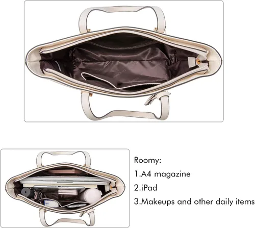 Miniatura 6 de LOVEVOOK Monederos para mujer, juego de bolsos de mano, bolso de hombro, bolso de mano con asa superior, bolsas
