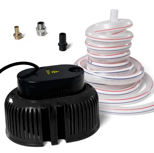 Miniatura 8 de EDOU Bomba sumergible directa para cubierta de piscina Fiable 850 GPH Max Flow 75 W Incluye manguera de drenaje a prueba de torceduras de 16 pies