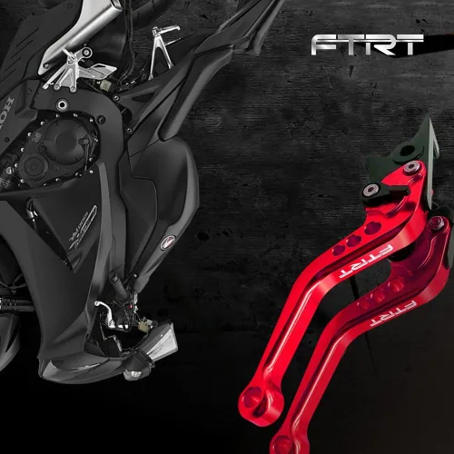 Miniatura 6 de Palancas ajustables de freno y embrague Compatibles con GSXR750 GSXR600 2006-2010, GSXR1000 2005-2006, GSX R600 R750 R1000, Rojo