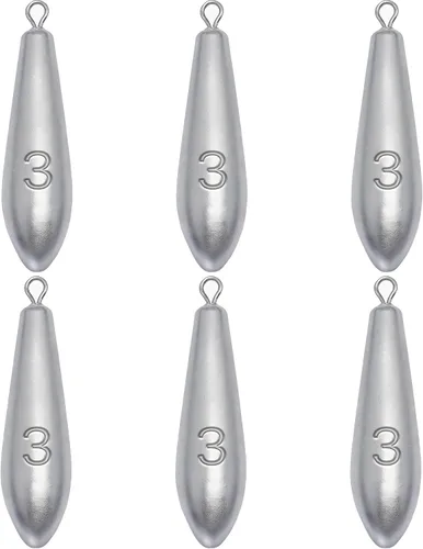Miniatura 13 de Pesas de pesca Drop Shot Sinkers para pesca de agua dulce en agua salada