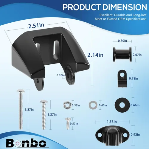 Miniatura 6 de K00-00118-01 Transductor Soporte de Transom Kit de montaje de repuesto para Garmin XDCR 200/50 kHz Transductor de Doble Frecuencia f/010-10272-00