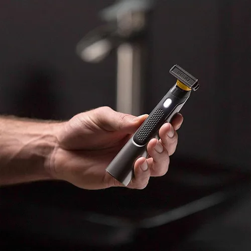 Miniatura 3 de Afeitadoras de papel de aluminio para hombre, afeitadora eléctrica híbrida y recortadora de barba para hombres con peine facial 4 en 1 y kit