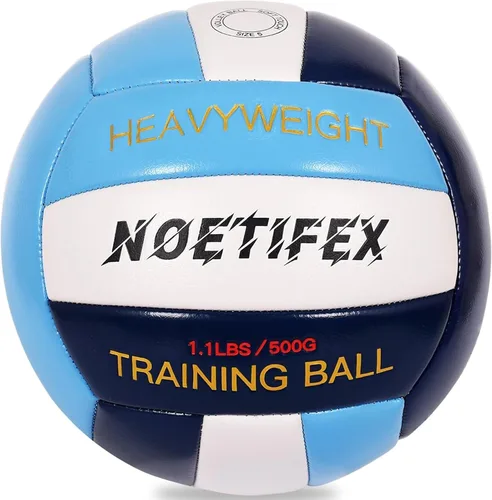 1.1LBS Heavy Weight Volleyball Size 5 Official Setter Training Volleyball for Adults, Durable PU Indoor Outdoor Volleyball Trainer, Spike & Passing