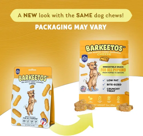Miniatura 8 de Barkeetos - Golosinas para perros, aperitivos crujientes y con queso para mascotas, hechos con queso real del Himalaya, sin gluten, sin granos, sin