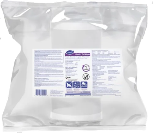 Oxivir Diversey Tb 100823906 - Bolsa de repuesto para toallitas desinfectantes listas para usar, peróxido de hidrógeno acelerado AHP, hojas de