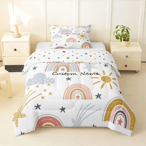 Miniatura 19 de Erosebridal Juego de edredón personalizado de tigre para niños, tamaño individual, juego de ropa de cama con estampado de animales salvajes