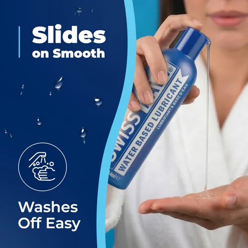 Miniatura 4 de Swiss Navy Lubricante a base de agua de alta calidad, 12 onzas, gel lubricante para hombres, mujeres y parejas, seguro para juguetes, fórmula que