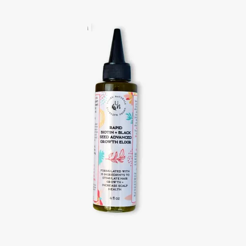 Miniatura 4 de Uhuru Naturals Agua de arroz negro fermentada: contiene ingredientes totalmente naturales desenreda y suaviza el cabello promueve el brillo, ayuda a
