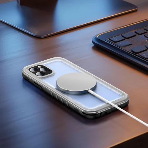 Miniatura 8 de SOKUSIN Funda impermeable para iPhone 13 Pro - Funda protectora de cuerpo completo con pantalla y protector de cámara incorporado, a prueba