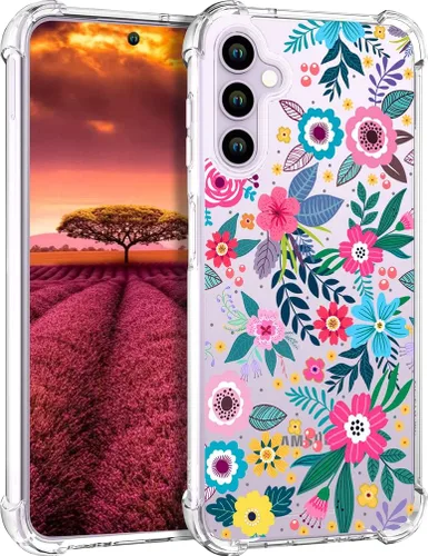 Miniatura 17 de Compatible con Samsung Galaxy S23 - Funda transparente para mujeres y niñas, diseño transparente (formas geométricas de arte abstracto)