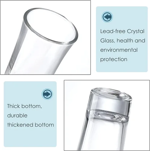 Miniatura 3 de Paquete de 40 vasos de chupito de base pesada, juego de vasos de chupito de whisky de 1.4 onzas, vasos de vidrio pequeños para licor de licor, bar