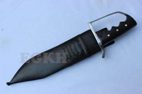 Miniatura 7 de Bowi grande de lucha D-Guard de 13 pulgadas, cuchillo Khukuri para exteriores, machete de hoja Kukri - Hecho a mano por EGKH Khukuri House Nepal