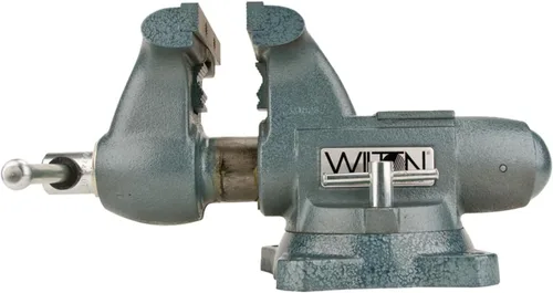 Miniatura 2 de Wilton Tradesman tornillo de banco, ancho de mandíbula de 5-12", apertura máxima de mandíbula de 5", garganta de 3-34" (modelo 1755)