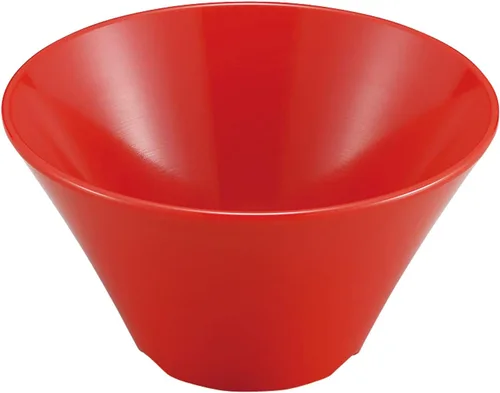 Miniatura 7 de Nagao SP-115R Unbreakable Tableware, Round Plate, Red, Deep Plate, 7.9 inches (20 cm), Made in Japan 02: Rojo